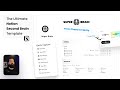 Super Brain - The Ultimate Notion Second Brain Template