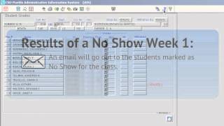 No Show Attendance tracker Tutorial