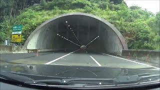 ドライブ撮影 雨 新東名高速道路下り 御殿場JCT~長泉沼津IC付近