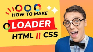 How to Make Loader Animation using HTML and CSS [Step-by-Step Tutorial] #smartcoder #coding
