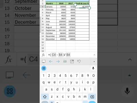 Cómo saber pérdidas y ganancias en MS Excel #excel #tranding #ytshort #youtubeshorts #youtube #viralvideo