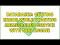 Databases: Getting error while starting memecached service with ndb engine (3 Solutions!!)