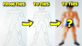 How to Draw the Male Full Body/Anatomy/Muscles | Easy Drawing Tutorial