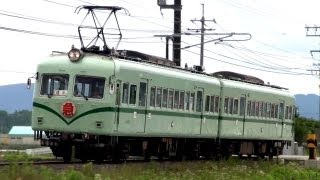 一畑電車 3000系 南海塗色編成によるツアー団臨 (8-Juｌ-2012)