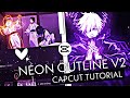 Neon Outline Like After Effects || CapCut AMV Tutorial