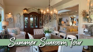 SUMMER 🏖 HOME TOUR:EPISODE 3 - THE SUNROOM!!☀️