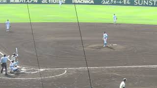 【センバツ】光高校4番 藤井 啓輔くん素晴らしいツーベースヒット〜春の甲子園 山梨学院 対 光　2023年3月27日