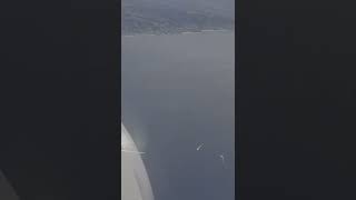 Flying over California Ocean