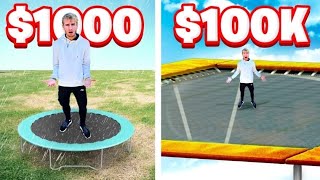 Wallmart Trampoline VS $100,000 Trampoline!