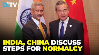 G20 Summit | China FM Wang Yi Meets Eam S Jaishankar, Pushes For Direct Flights Resumption