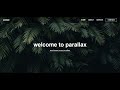 Parallax Website | how to Create a Parallax Website with HTML, CSS, and JavaScript | Tutorial