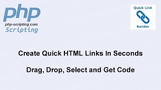 Quick Link Builder Script - Free at PHP-Scripting.com