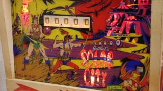 1977 Gottlieb SOLAR CITY pinball machine