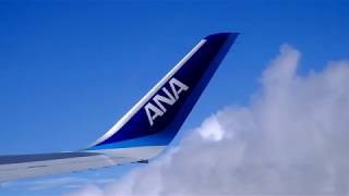 空旅＜機窓＞ANA・B-767 成田空港離陸/Narita  Airport（Japan） take off