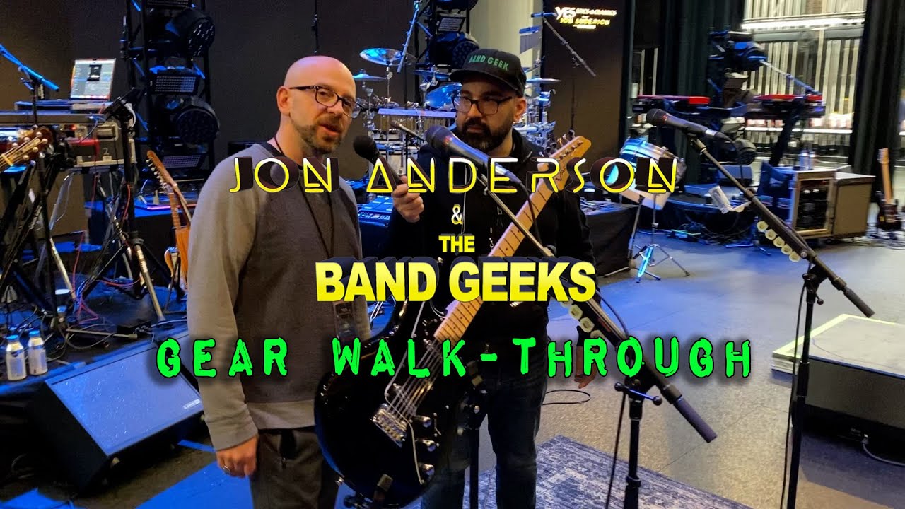 Tour Gear Walk-Through - Jon Anderson & The Band Geeks - YouTube