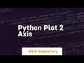 python plot 2 axis