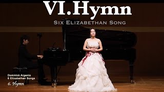 Argento -6.Hymn(Six Elizabethan Song)-Soprano Jungmin LEE -소프라노이정민