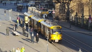 [Sound] Tatra T4D-MT 224 277 der Dresdner Verkehrsbetriebe AG