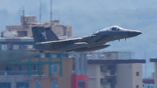 横田基地 アメリカ空軍 F-15 ハイレートクライム US Airforce Yokota Airbase 帰投