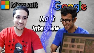 Google & Microsoft Coding Interview Rounds with Ex-Microsoft Software Engineer!