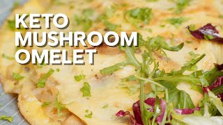 Keto mushroom omelet • 1-Min Recipe