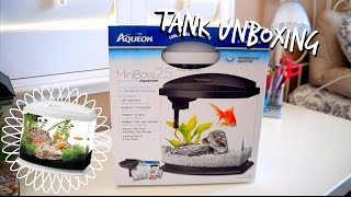 BETTA TANK UNBOXING | AQUEON MINI BOW 2.5