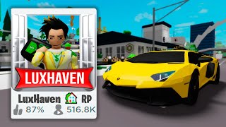 I Created a FAKE Brookhaven Game for the RICH (LuxHaven)
