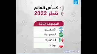 ترتيب مجموعات كاس العالم قطر 2022
