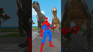 Spider-Man Sword Attacks Dinosaurs T-rex Rescues Spider-Man Best #dinosaur #spiderman #dinosaurs