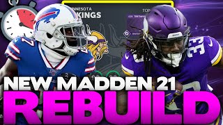 Brand New Rebuild Challenge! Rebuilding The Minnesota Vikings! Madden 21 Rebuild