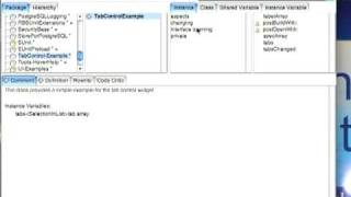 Using the Tab Control