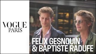 Un café avec les mannequins Félix Gesnouin \u0026 Baptiste Radufe