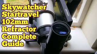 Complete Guide: SkyWatcher Startravel 102mm Refractor Telescope/ Observing Moon \u0026 Jupiter