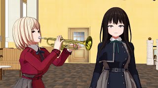 【MMD】 煽りグルメレース / Trumpet MEME 【ちさと＆たきな】