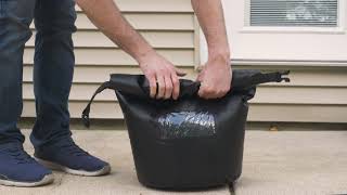 How to use the fuel storage bag from Weber