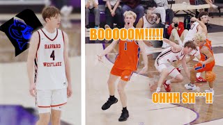 DUKE COMMIT GETS TESTED BY TOP TEAM IN UTAH!!!??? Timpview vs Harvard Westlake