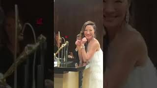 #michelleyeoh  gets her name engraved on her best actress #oscars  #everythingeverywhereallatonce