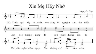 Xin Mẹ Hãy Nhớ