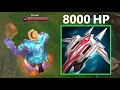 Can Gangplank kill 8000 HP Mundo?