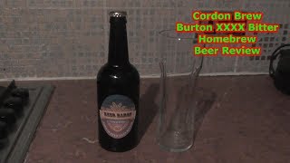 Cordon Brew Burton XXXX Bitter 1 Month Tasting Day #44 Home Brew Beer Kit UK