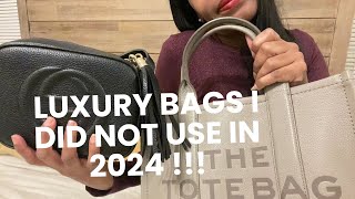 LUXURY Designer Bags  I DID NOT USE in 2024!!; Gucci, YSL, Bottega, etc