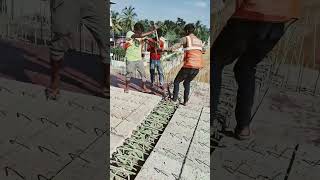 NH66 bridge work in anchamkallu concrete work Thrissur