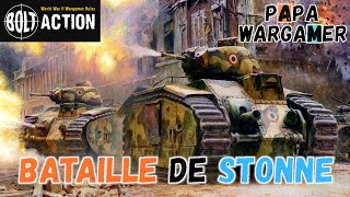 Bolt Action - Bataille de Stonne ! - Français (B1Bis) VS Allemands - Rapport de bataille 14
