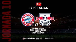 Partido Completo: Bayern Munich vs RB Leipzig | Jornada 10 | Bundesliga