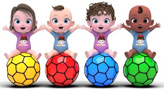 color squish ball Finger Family + more Nursery Rhymes & Kids Songs | Kindergarten