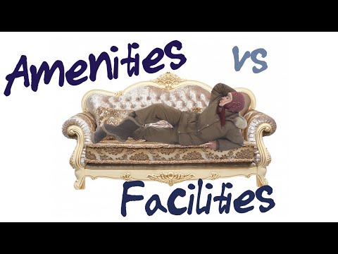 What are some examples of amenities?