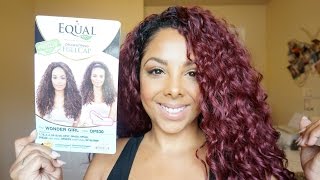 ♡ $14 POPPIN Curls| Freetress Equal Drawstring Full Cap - Wonder Girl ♡