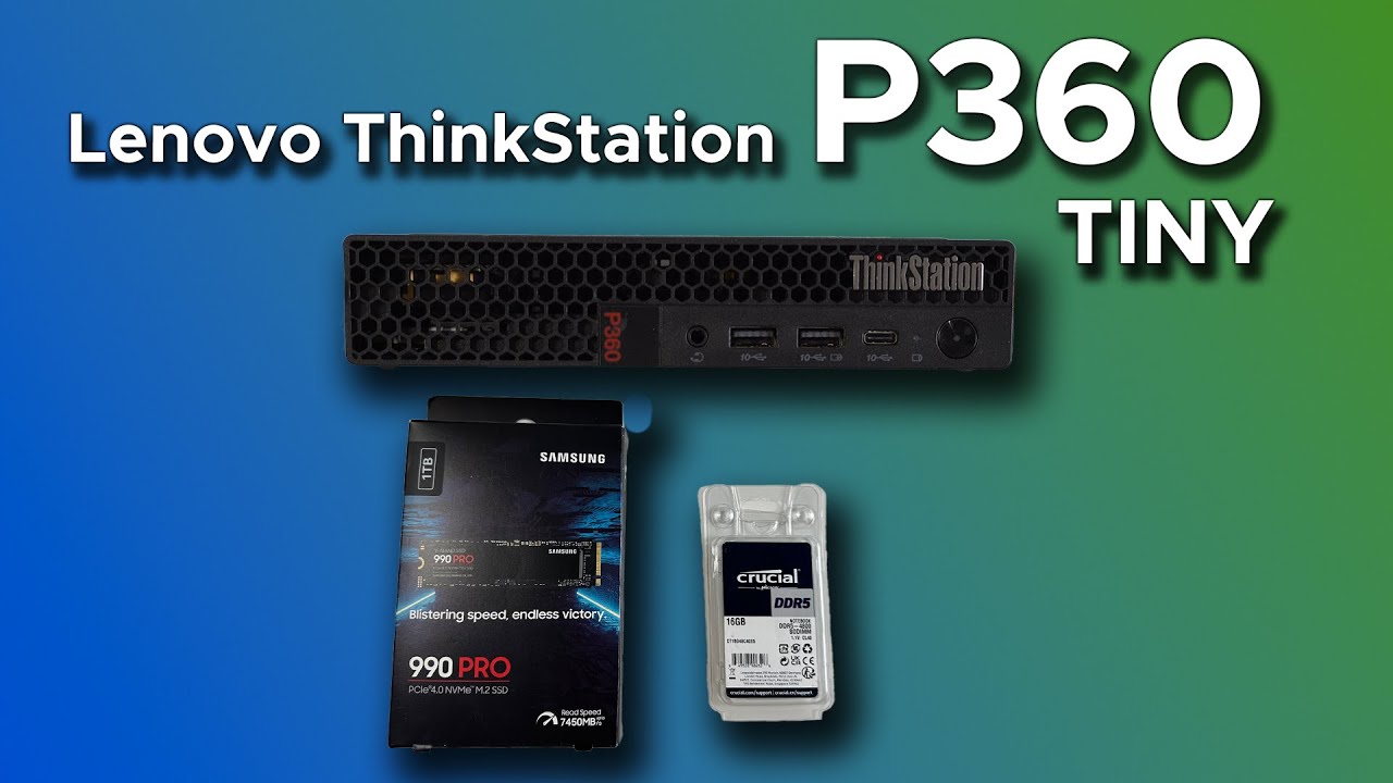 Lenovo ThinkStation P360 Tiny Hands On Review With Ram And SSD Upgrades ...