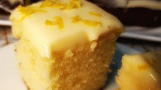 Homemade Soft and Fluffy Lemon Cake Recipe #lemoncake #lemoncakerecipe #homemadecake #bakingrecipes