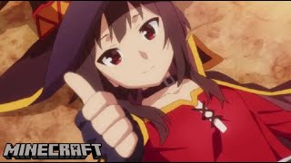 Making a small Megumin in Minecraft
